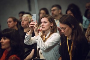 Discussion: Annelie Graf (Audience). Afternoon Notes, Day 1. FIELD MEETING Take 6: Thinking Collections (25 January 2019), in collaboration with Alserkal Avenue, Dubai. Courtesy of Asia Contemporary Art Week (ACAW).